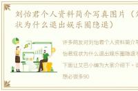 刘怡君个人资料简介写真图片（刘怡君现状为什么退出娱乐圈隐退）