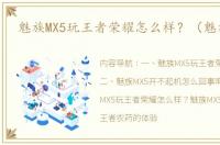 魅族MX5玩王者荣耀怎么样？（魅族mx5）