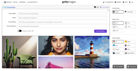 GETTY IMAGES推出新的生成人工智能工具