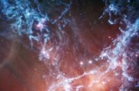韦伯捕获NGC346的中红外图像