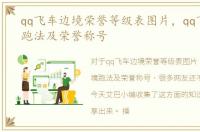 qq飞车边境荣誉等级表图片，qq飞车边境跑法及荣誉称号
