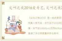 尖叫之夜2016爱奇艺,尖叫之夜2016