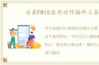 安装FNIS使用动作插件工具