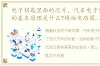 电子钥匙里面的芯片，汽车电子钥匙芯片的基本原理是什么?模块电路图图解分析