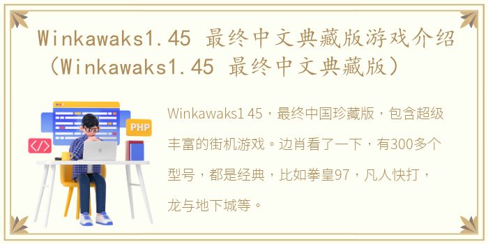 Winkawaks1.45 最终中文典藏版游戏介绍（Winkawaks1.45 最终中文典藏版）