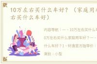 10万左右买什么车好？（家庭用车10万左右买什么车好）