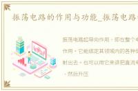 振荡电路的作用与功能_振荡电路的作用