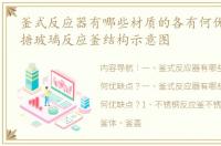 釜式反应器有哪些材质的各有何优缺点？ 搪玻璃反应釜结构示意图