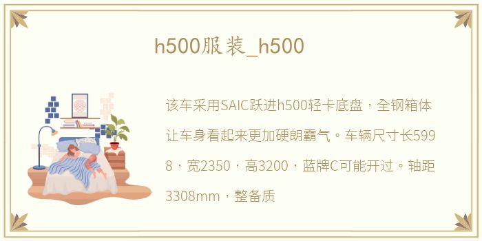 h500服装_h500