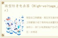 微型防身电击器（High-voltage_generator）