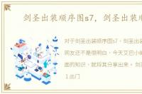 剑圣出装顺序图s7，剑圣出装顺序
