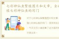 七彩神仙鱼繁殖图片和文章，全面解析繁殖七彩神仙鱼的窍门