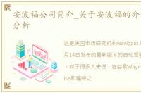 安波福公司简介_关于安波福的介绍和发展分析