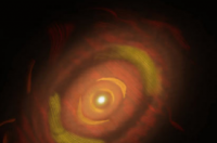 ALMA检测到HL Tauri原行星盘间隙中的尘埃颗粒