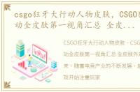 csgo狂牙大行动人物皮肤，CSGO狂牙大行动全皮肤第一视角汇总 全皮肤外观一览
