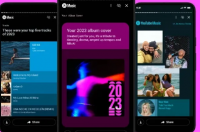 YouTube Music为2023年回顾带来个性化专辑封面