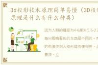 3d投影技术原理简单易懂（3D投影技术的原理是什么有什么种类）