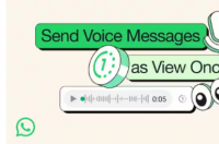 WhatsApp推出自毁语音消息使用方法如下