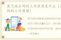 蒸汽减压阀的工作原理是什么（蒸汽减压阀的工作原理）