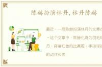 陈赫扮演林丹,林丹陈赫