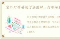 室外灯带安装方法图解，灯带安装方法
