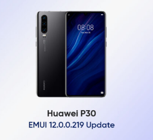 标准版华为P30获取EMUI 12.0.0.219软件更新