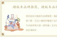 踏板车品牌推荐，踏板车品牌