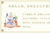 香椿怎么摘，香椿怎么吃才最好吃