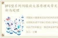 DFC型系列伺服放大器原理及常见故障的分析与处理