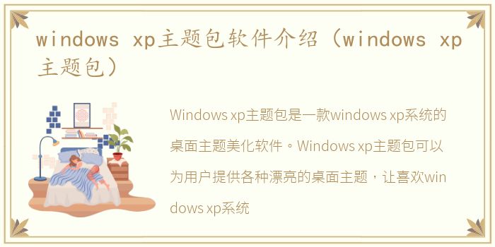 windows xp主题包软件介绍（windows xp主题包）