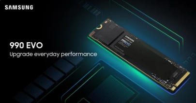 三星表示其新款990 Evo SSD提供了更高的性能和效率