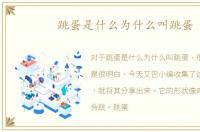 跳蛋是什么为什么叫跳蛋