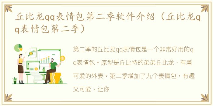 丘比龙qq表情包第二季软件介绍（丘比龙qq表情包第二季）