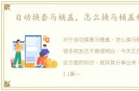 自动换套马桶盖，怎么换马桶盖和垫圈