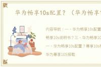 华为畅享10s配置？（华为畅享10s）