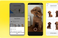 Snapchat最新的付费福利是你宠物的AI Bitmoji