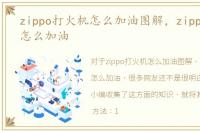 zippo打火机怎么加油图解，zippo打火机怎么加油
