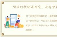 哪里的核桃最好吃，最有营养