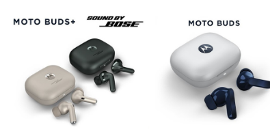 摩托罗拉推出了最新的无线耳机moto buds和moto buds+