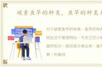 碳素鱼竿的种类，鱼竿的种类大全