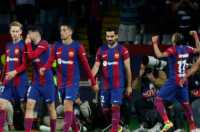 巴塞罗那在西甲EA Sports Clásico对阵皇家马德里的比赛中首发阵容