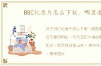 BBC纪录片怎么下载，哪里看