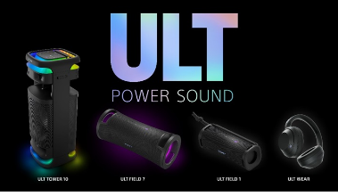 索尼推出ULT POWER SOUND系列扬声器和耳机