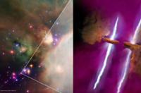 天文学家在附近的多星系统中发现平行喷流和恒星盘