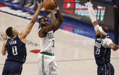 凯尔特人顶住小牛的冲击继续向NBA总冠军发起冲击
