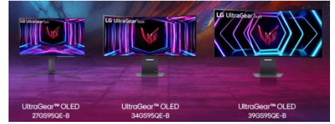 LG UltraGear OLED系列具有四种尺寸的游戏显示器