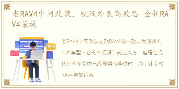 老RAV4中网改装，铁汉外表高效芯 全新RAV4荣放