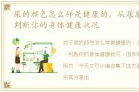 尿的颜色怎么样是健康的，从尿尿的颜色，判断你的身体健康状况