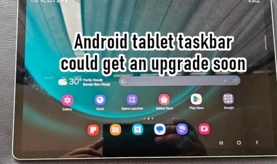 Android可以更新任务栏以显示平板电脑的最近使用的应用程序