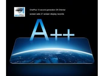 OnePlus及OPPO和京东方合作发布获得Display MateA++评级的旗舰柔性OLED显示屏